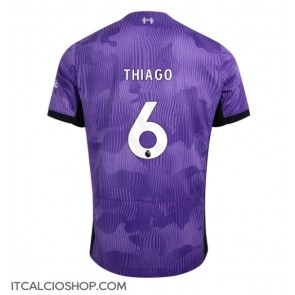 Liverpool Thiago Alcantara #6 Terza Maglia 2023-24 Manica Corta